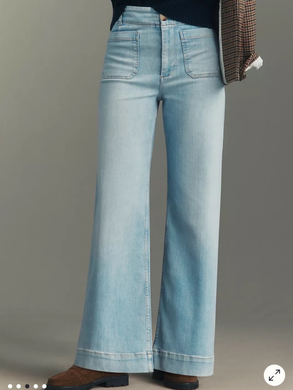 Anthropologie Maeve Colette Jeans - High Waist Wide Leg